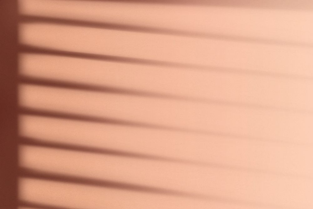 Background psd with window blind shadow during golden hour