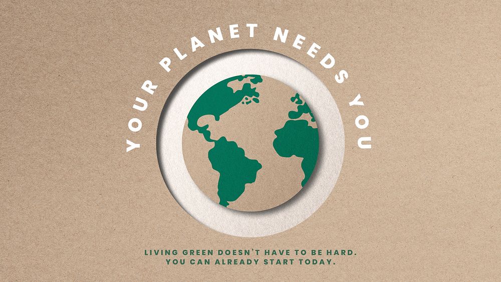 Earth day campaign template psd your planet needs you social media post