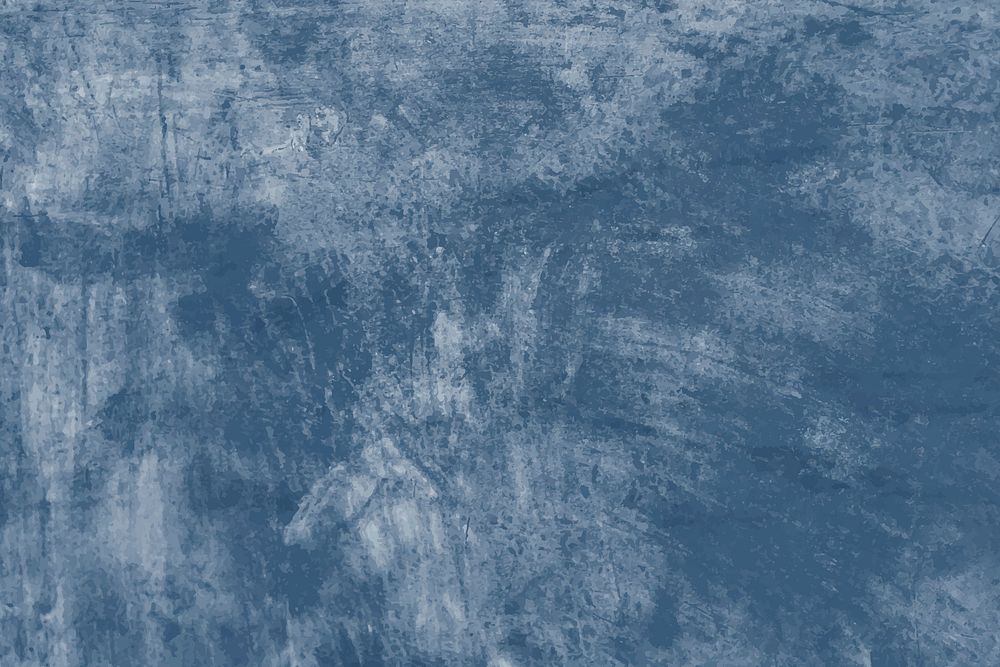 Blue paint brushstroke textured background vector