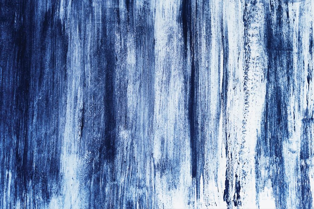 Grunge blue wooden textured background vector