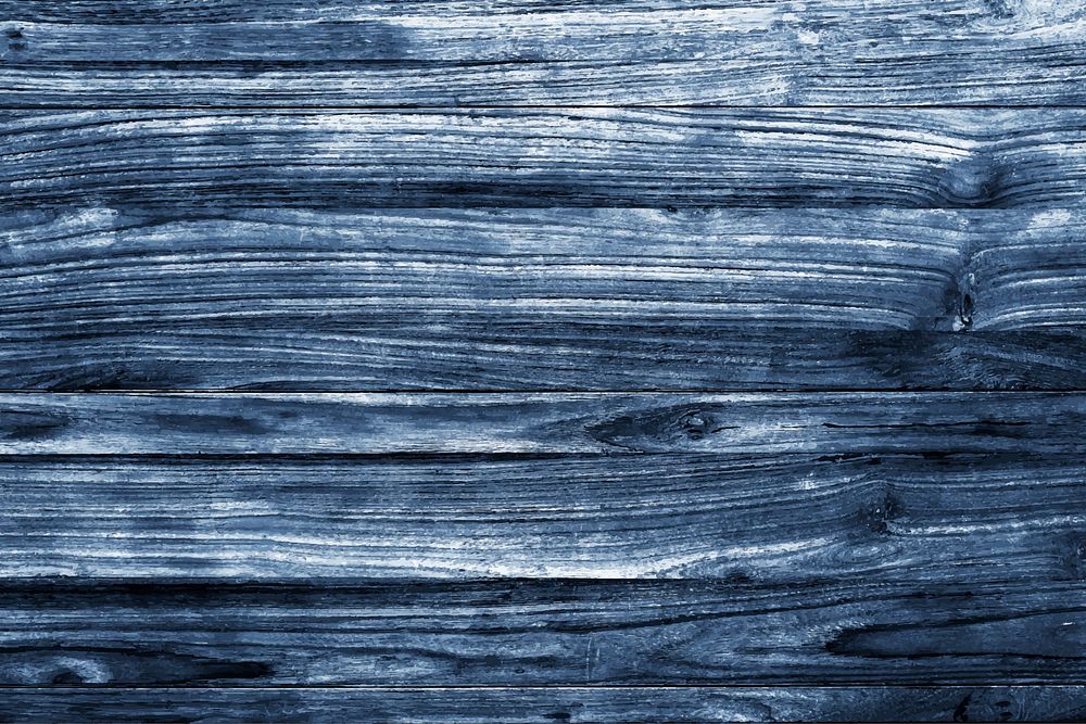 Blue wooden textured background vector