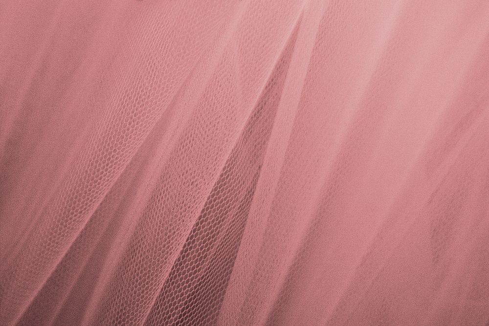 Pink tulle drapery textured background