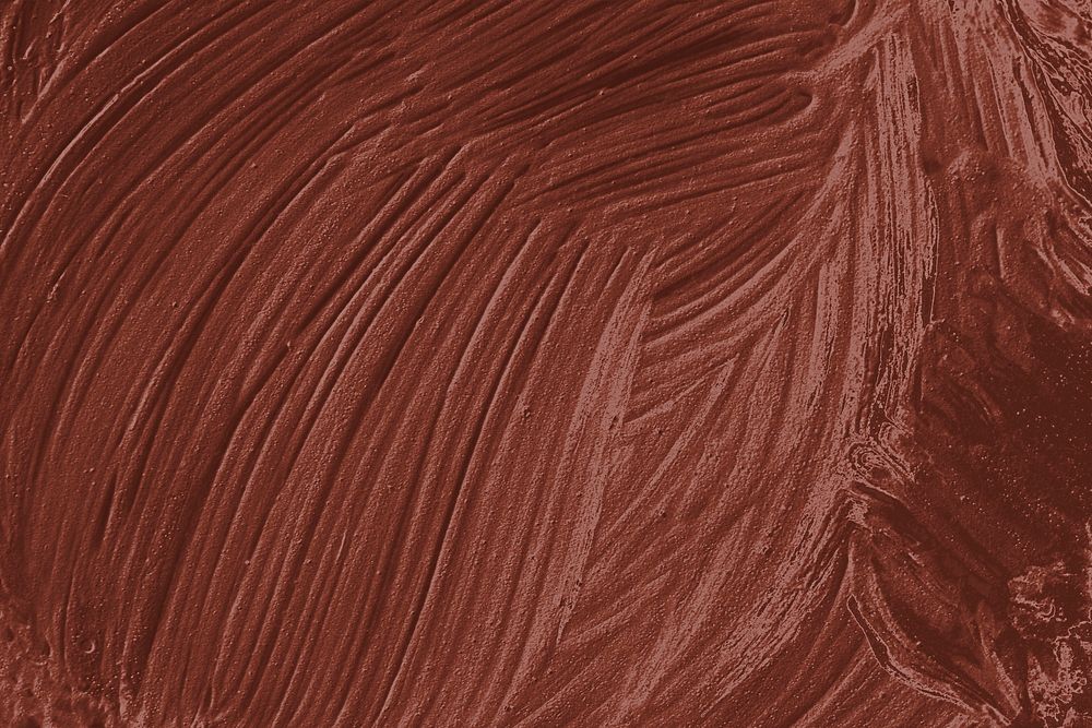 Brownish red oil paint brushstroke textured background