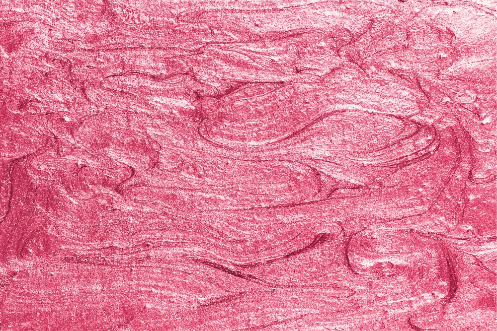 Pink oil paint brushstroke textured background vector