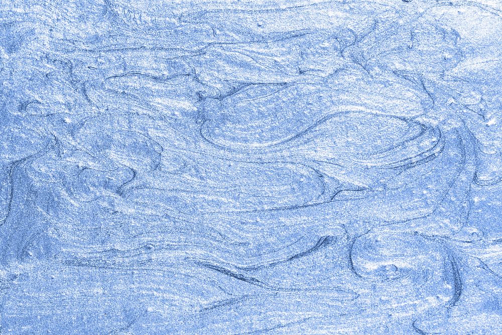 Blue oil paint brushstroke textured background