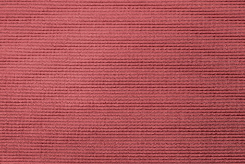Red corduroy fabric textured background