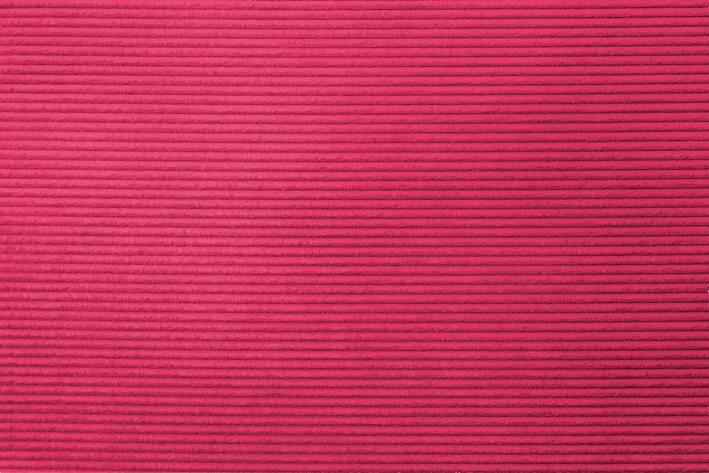 Pink corduroy fabric textured background vector
