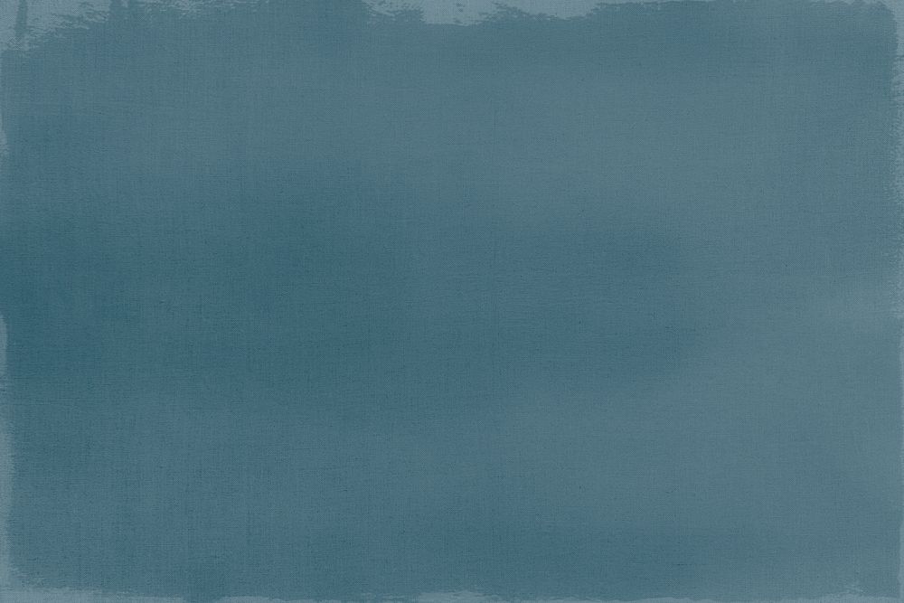 Blue paint on a canvas textured background