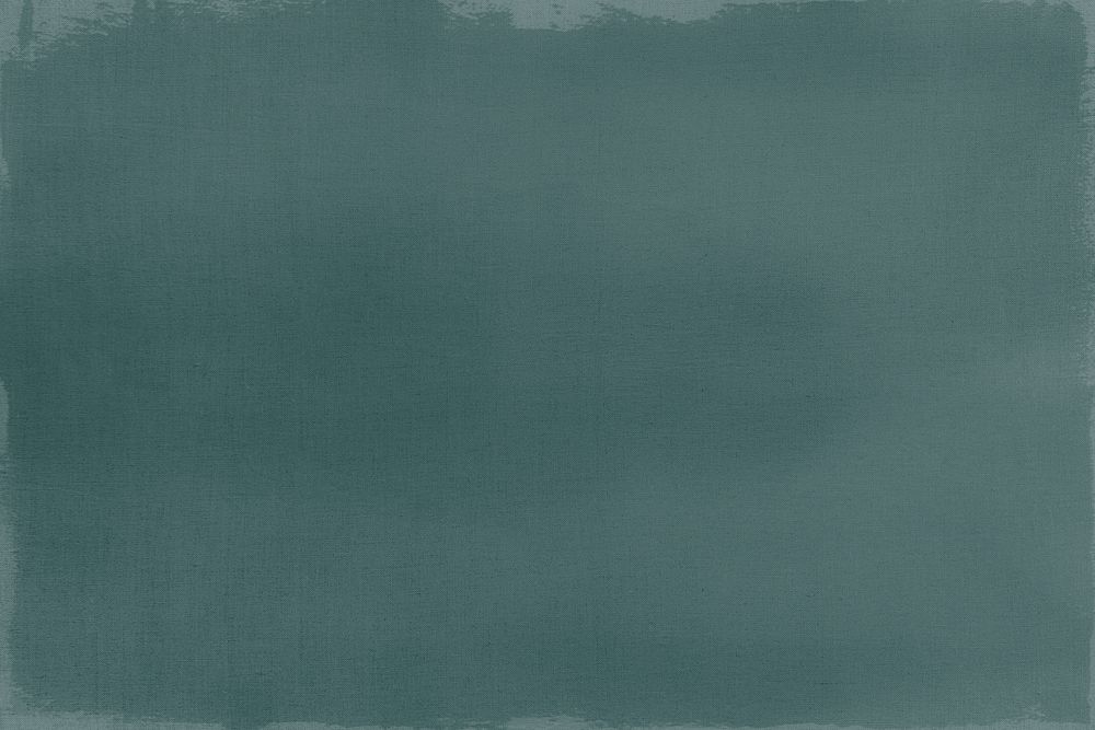 Dark green paint on a canvas textured background