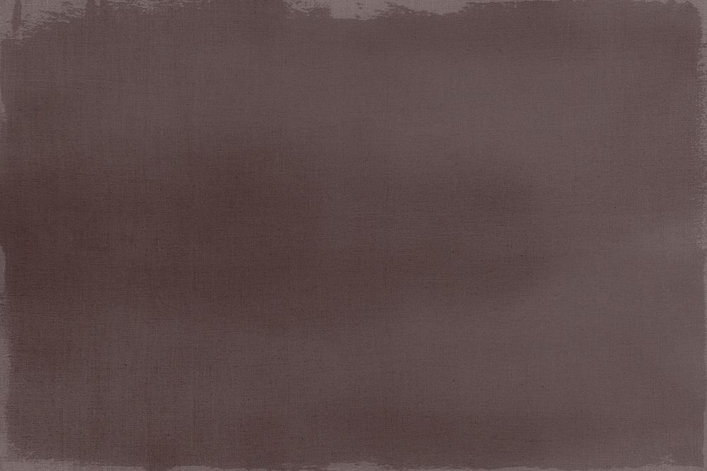 Brown paint on a canvas textured background