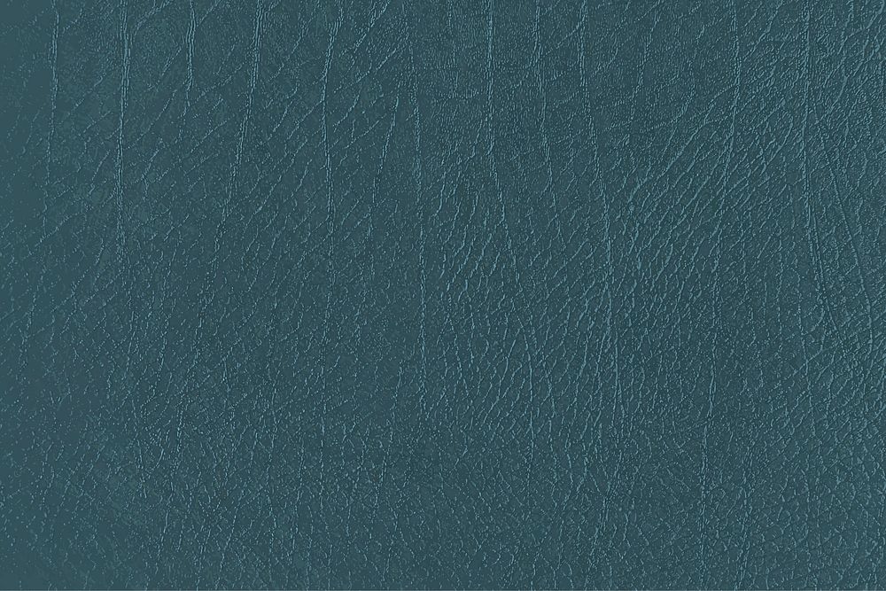 Blue creased leather textured background vector
