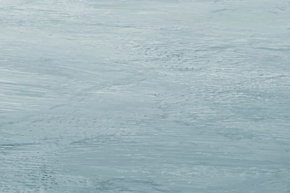 Light blue oil paint brushstroke textured background vector