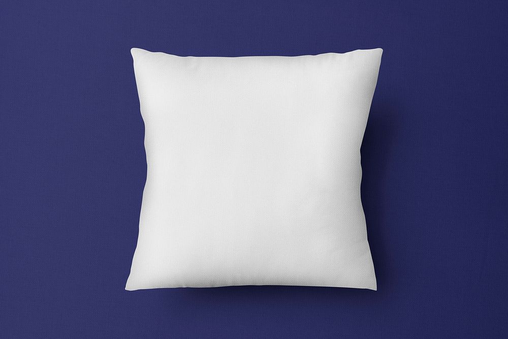 Cushion pillow cover in white