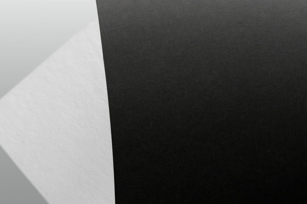 Black paper posters with design space