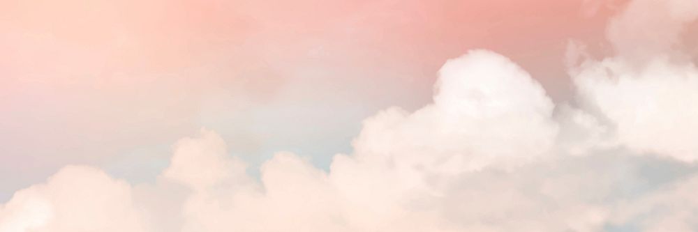Cute background/wallpaper vector featuring sky and clouds