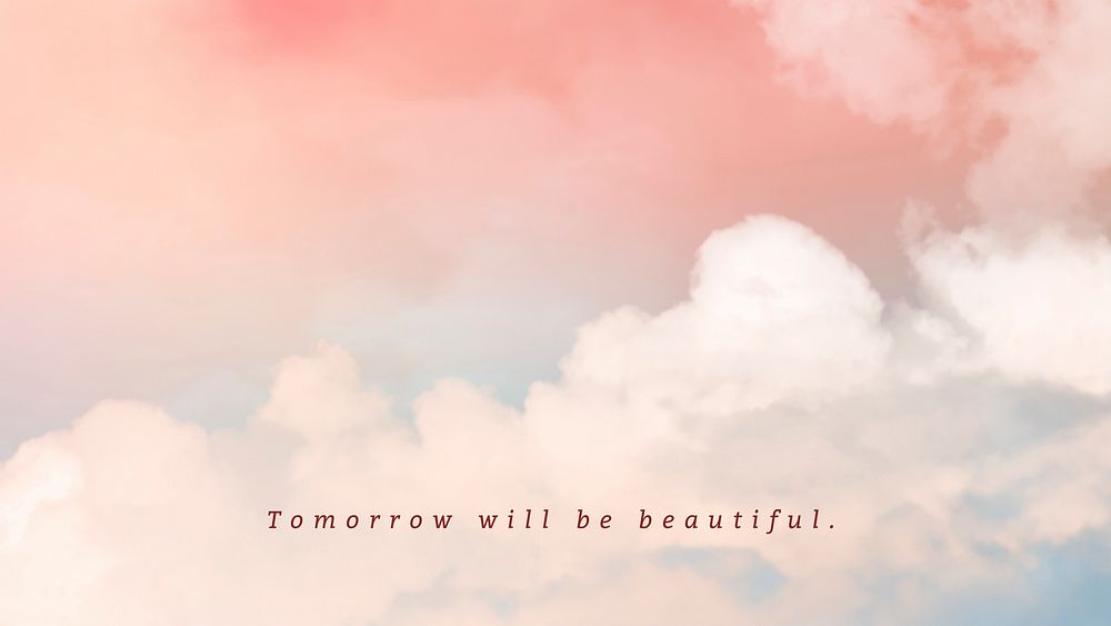 Motivation quote on sky and cloud background