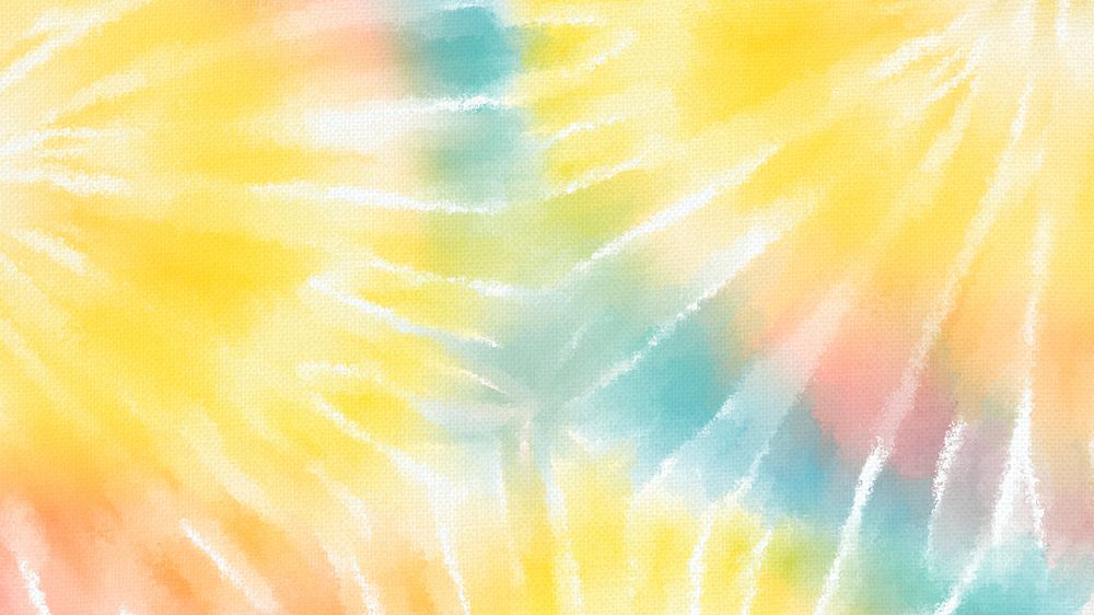 Rainbow tie dye background with pastel swirl watercolor paint