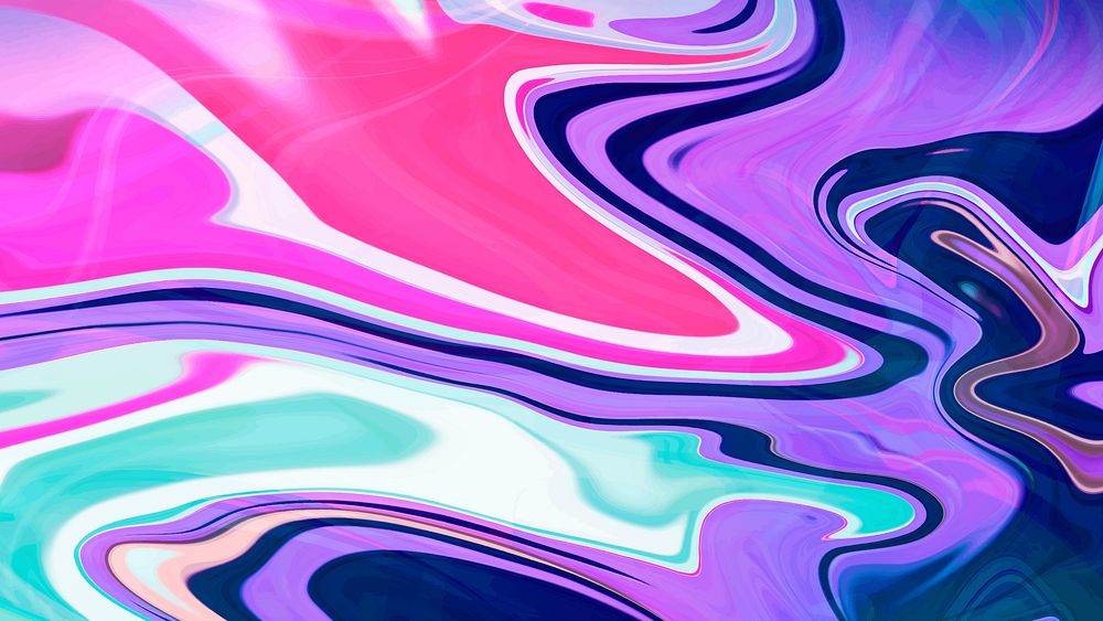 Purple liquid marble background vector