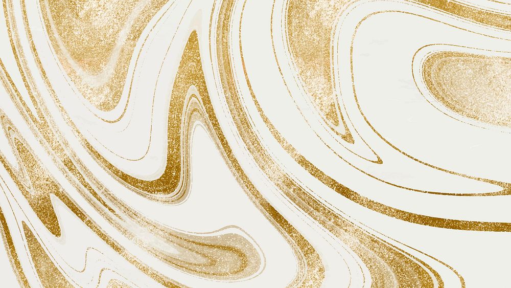 Gold alcohol ink background vector