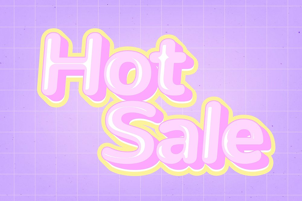 Hot sale purple text in cute comic font