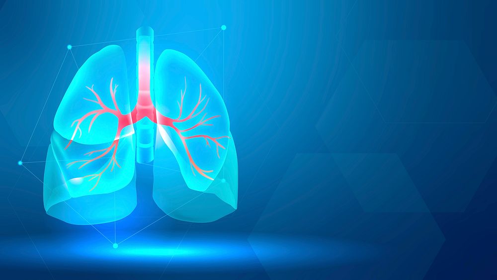 Lung banner for respiratory system smart healthcare