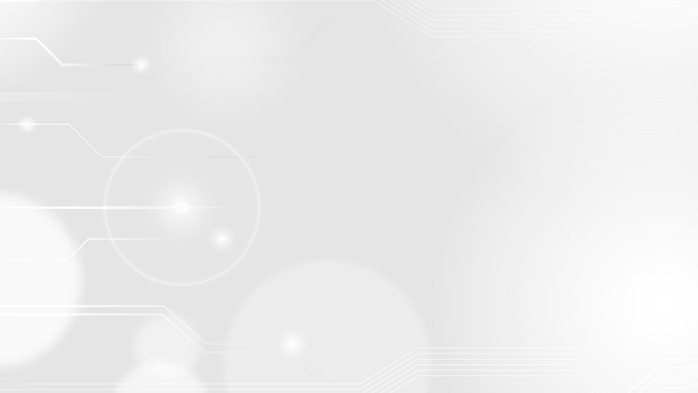 Futuristic networking technology background in white tone