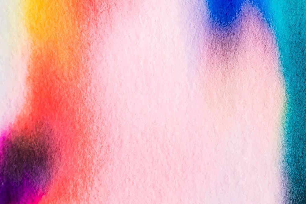 Aesthetic abstract chromatography background vector in colorful tone