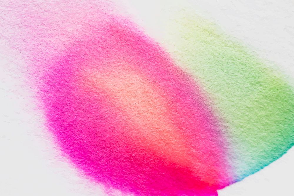 Aesthetic abstract chromatography background vector in pink colorful tone