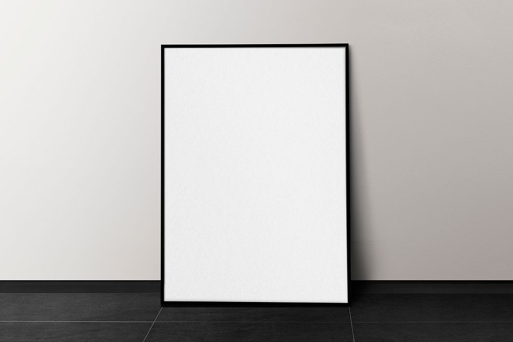 Blank photo frame, realistic wall home decor