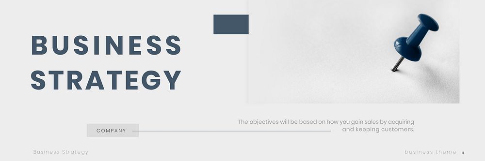 Business strategy email header vector editable template