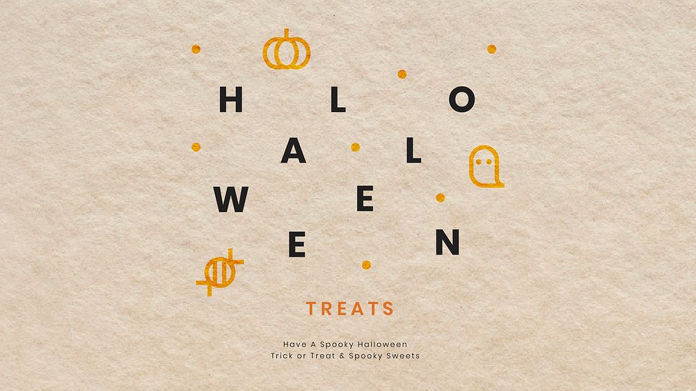 Festive Halloween banner template vector