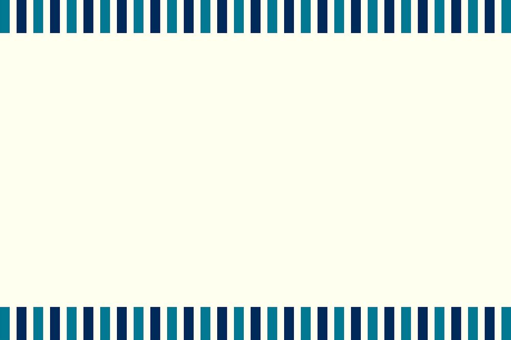 Blue and black striped border on vintage background