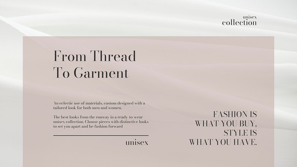 Pastel pink blog banner template, business branding vector