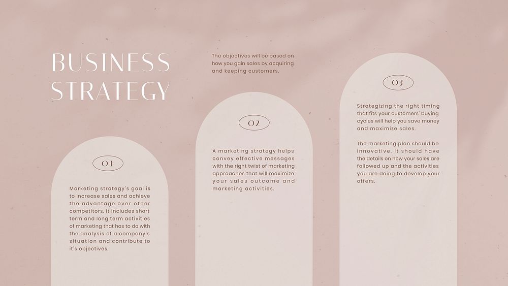 Business strategy blog banner template, pink aesthetic vector