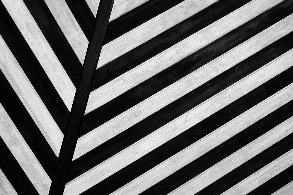 Macro shot of a black and white striped line, zebra pattern material.. Original public domain image from Wikimedia Commons