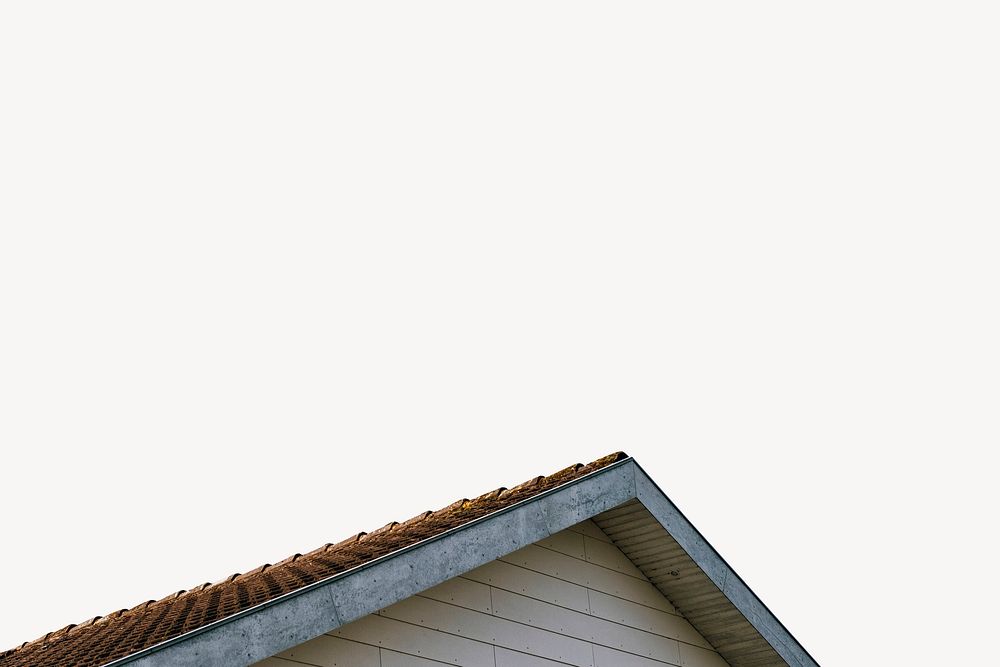 House roof border, exterior photo psd