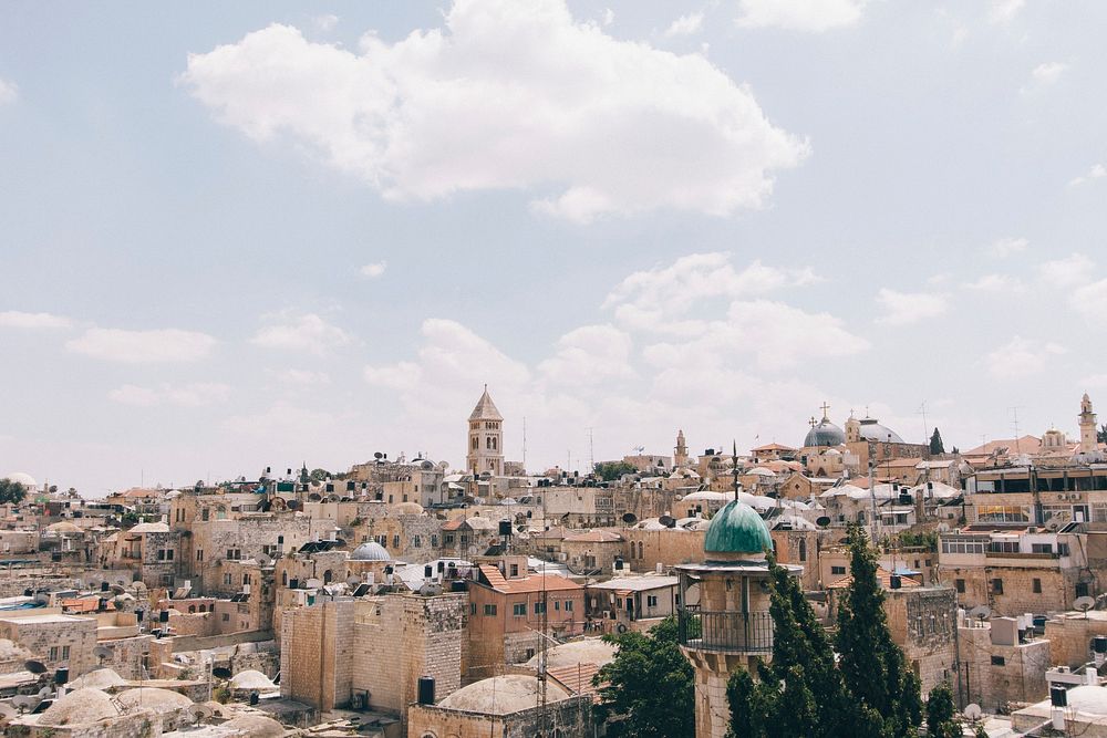 Jerusalem. Original public domain image from Wikimedia Commons
