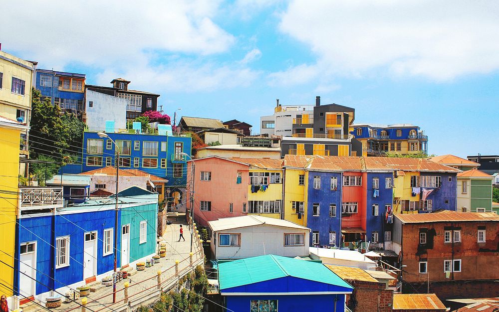 Valparaiso. Original public domain image from Wikimedia Commons
