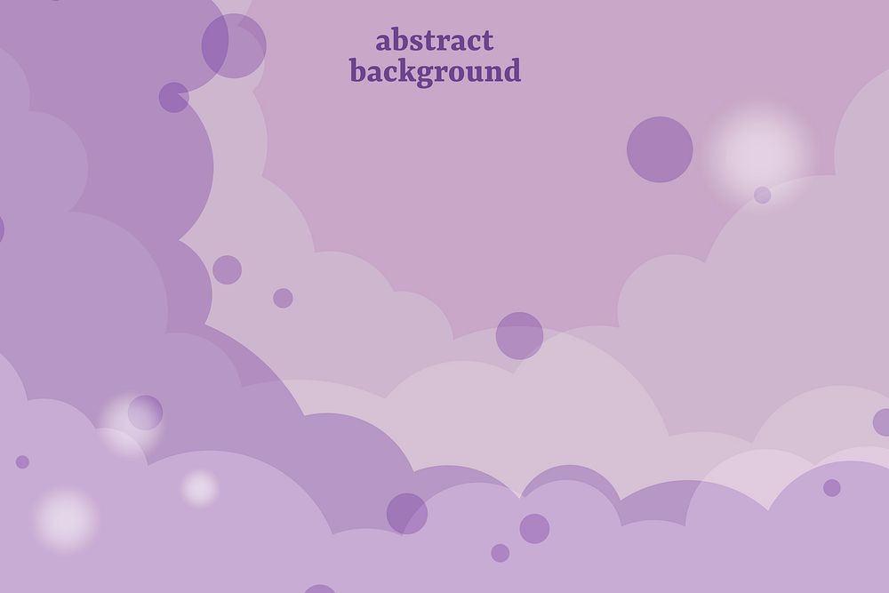 Abstract purple cloudy background vector