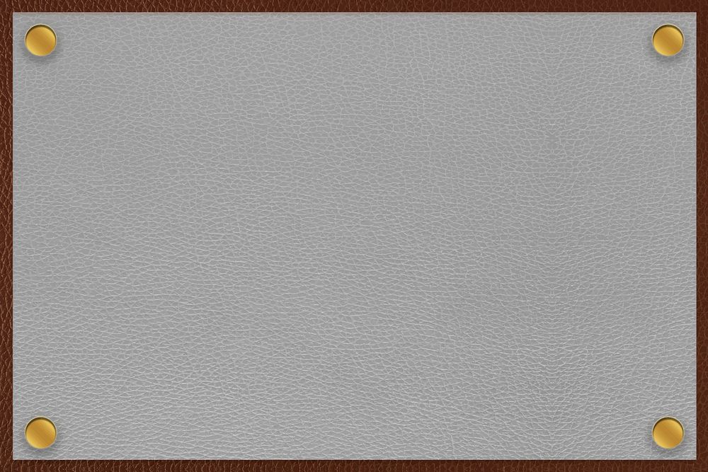 Gray leather texture background template vector