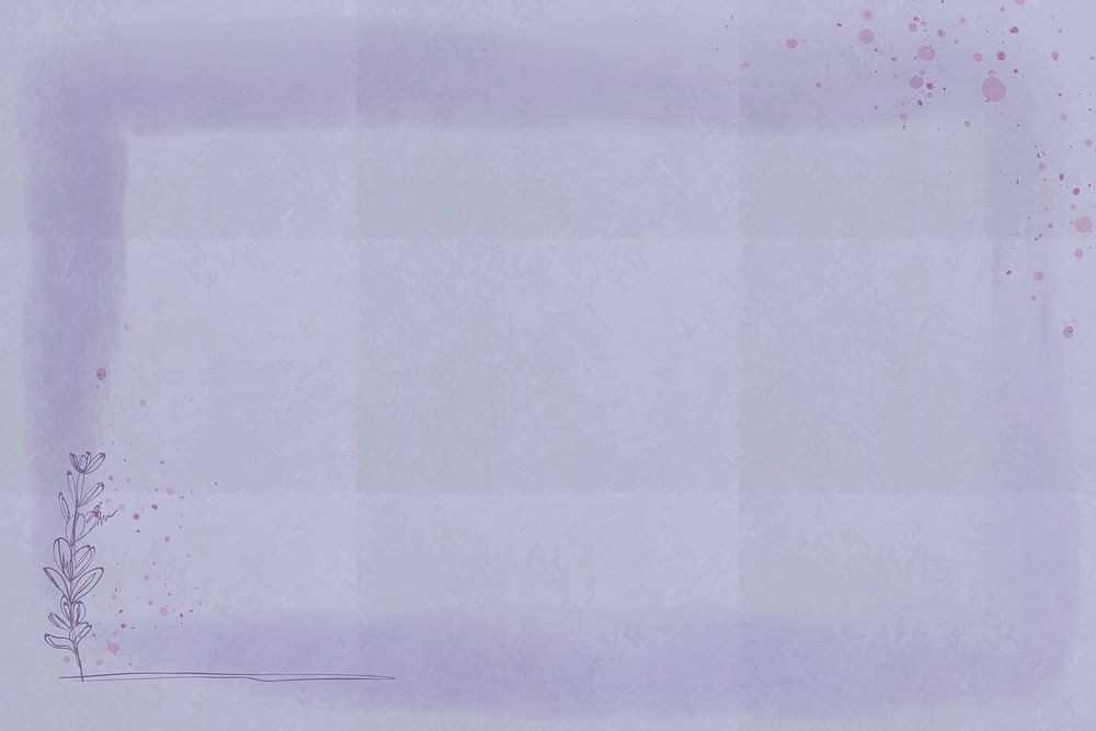 Purple rectangle frame design vector