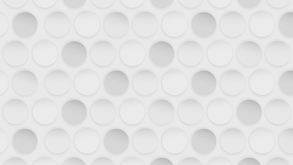 White and gray seamless round pattern vector