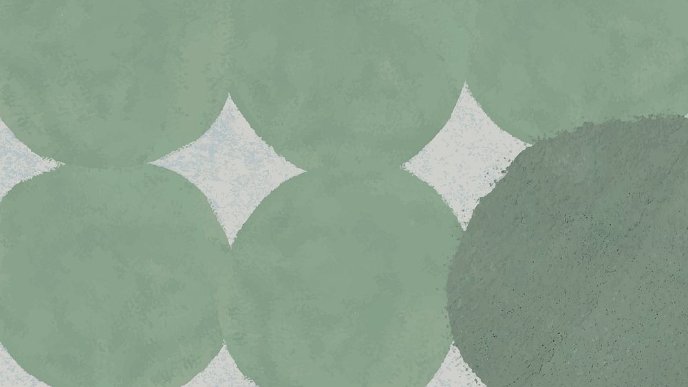 Round green circle wallpaper vector