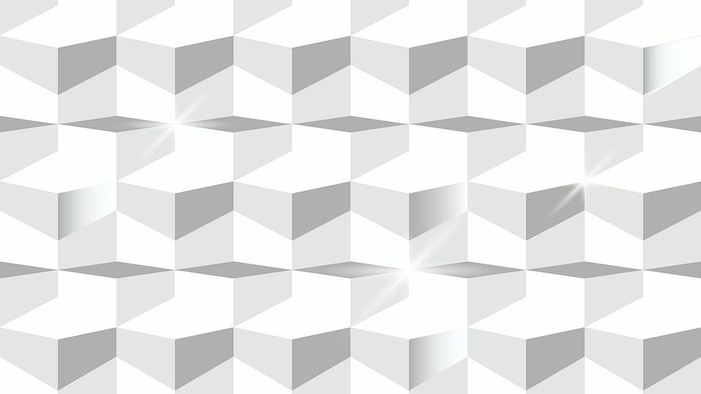 Light gray geometrical social banner