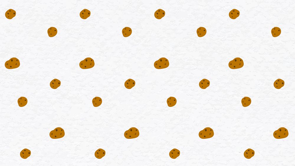 Vector cookie seamless pattern background
