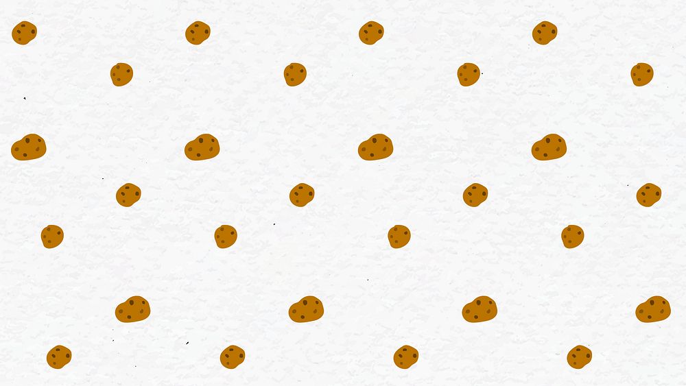 Psd cookie pattern transparent background