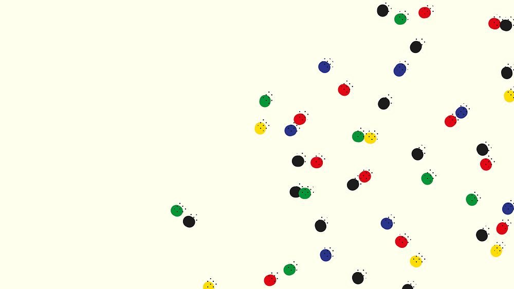 Colorful coronavirus background vector