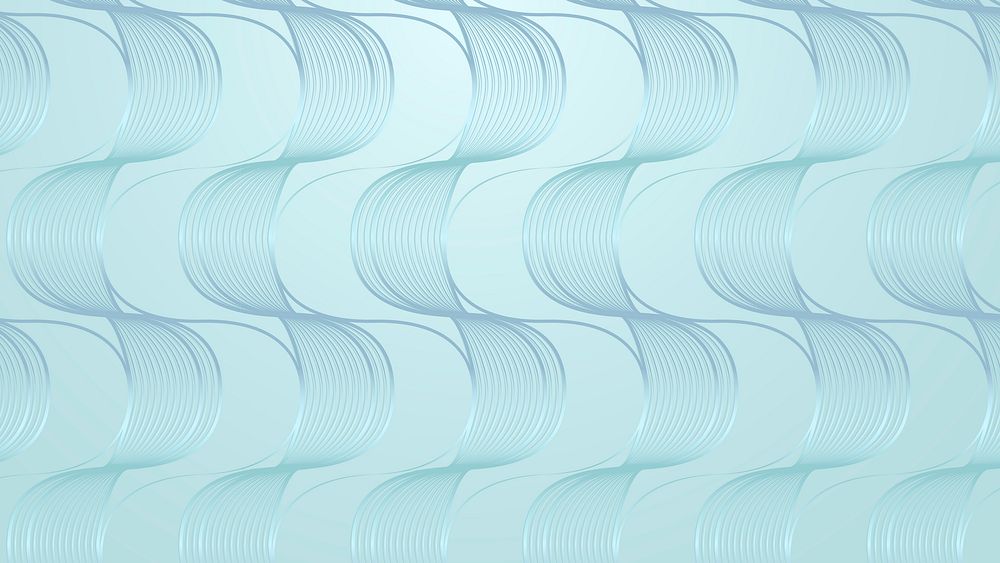 Shiny blue wave abstract patterned background design resource 