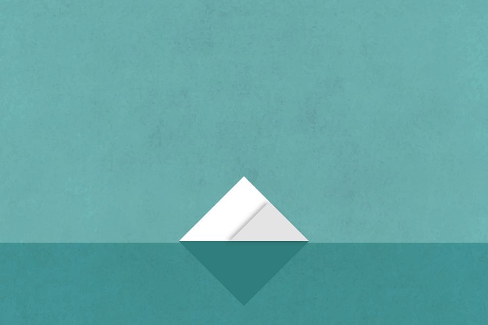 Dull color pyramid simple vector poster aesthetics