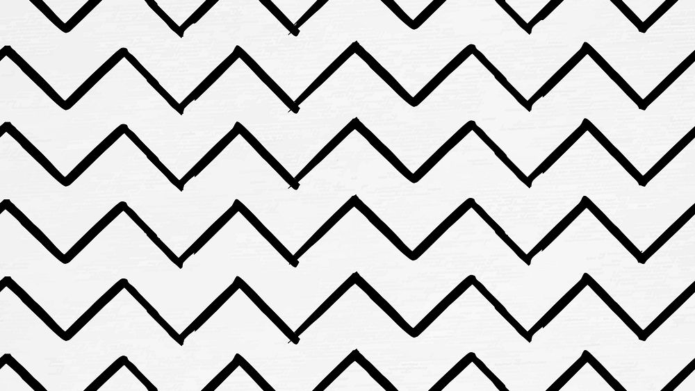 Seamless pattern of zigzag ink brush background